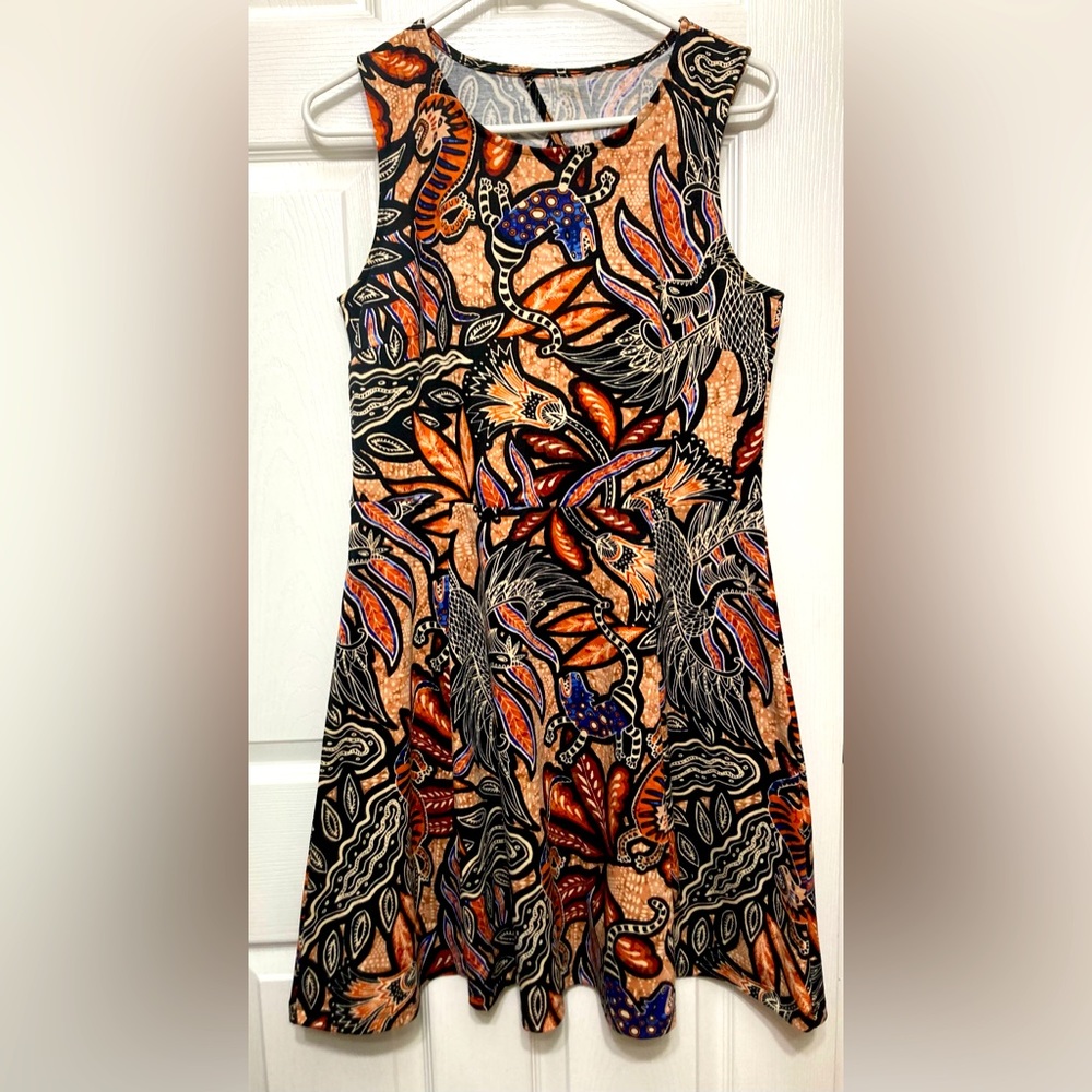 African print dress